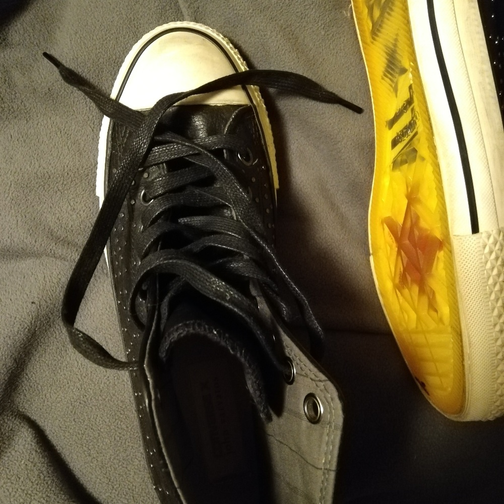 John Varvatos Leather Chucks